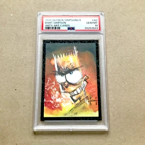 Simpsons Skybox Serie 2 - A2 - PSA 10 - Bart Simpson Arty Art Cards GEM MT 1994 - Bild 1 von 2