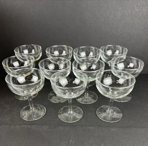 11 LIBBEY Champagne Dessert Glasses 8479 Crystal 6 1/2 Oz Citation In Origin Box - Picture 1 of 13