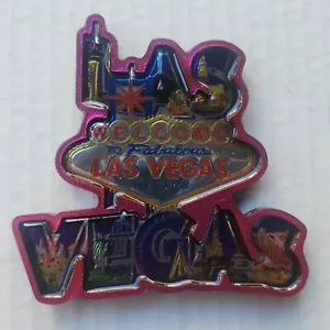 Kühlschrankmagnet - Welcome To Fabulous Las Vegas Nevada - 3,0 Fuß x 3,0 Zoll - Bild 1 von 3