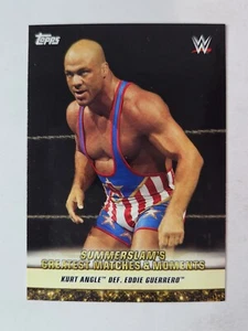 2019 Topps WWE SummerSlam Greatest Matches & Moments #GM-24 KURT ANGLE - Picture 1 of 2
