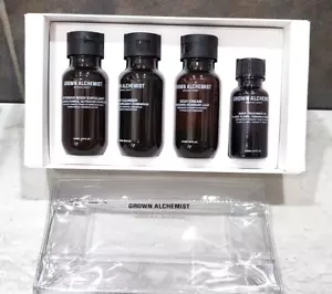 Grown Alchemist body travel kit ~ exfoliant cleanser, cream, oil - Picture 1 of 3