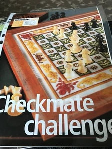 "Checkmate Challenge" Cross Stitch Chart (Pages from a Magazine) 27 - Picture 1 of 5
