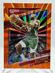 P.J. TUCKER 2021-22 Panini Donruss Basketball #86 HOLO ORANGE LASER - Picture 1 of 2
