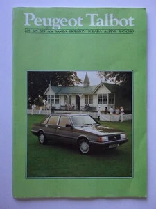 PEUGEOT TALBOT Original 1984 Prestige Broschüre - 205 305 505 604 Samba Alpine Rancho - Bild 1 von 17