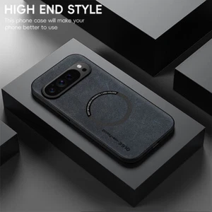 Etui na Google Pixel 9 Pro XL 8 7 Pro 7A Ochrona Skóra Magsafe Phone Case Cover - Zdjęcie 1 z 18