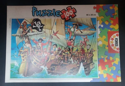 1999 Educa Sallent "All Aboard!" 100 Pc Jigsaw Puzzle 10579 40cm x 28cm Complete - Image 1 of 4