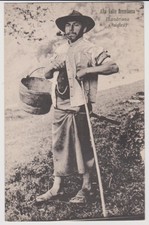 ALTA VALLE BREMBANA BERGAMO MESTIERI - LAVORO - UN MANDRIANO 1910 BELLA !