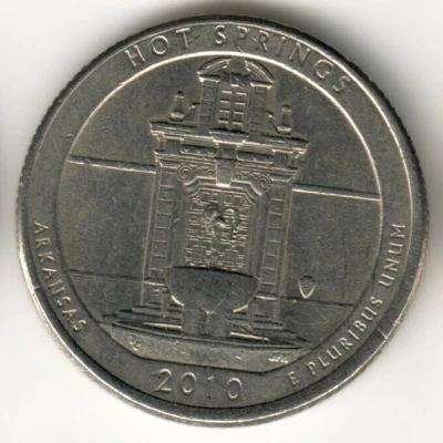 USA - 2010P - Washington ¼ Dollar - Hot Springs - Very Low Mintage - #8231 - Image 1 of 2