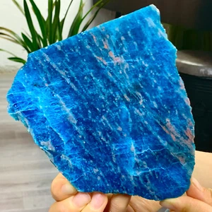 341g Restauration seltener Kristallflocken Exemplare aus natürlichem blauem Apatit - Bild 1 von 13