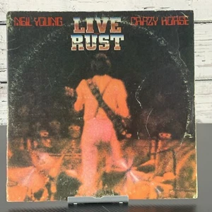 Neil Young  Crazy Horse - Live rust  [33 RPM LP Double Record 1979] Gatefold - Picture 1 of 18