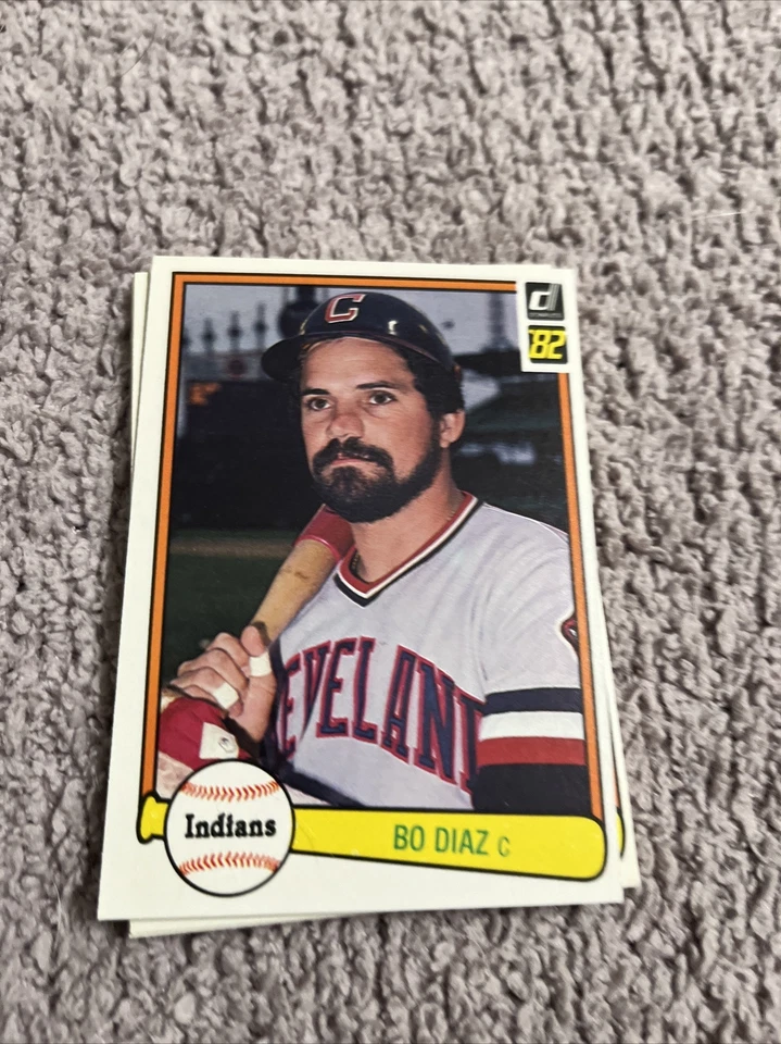 1982 Donruss 263 Bo Diaz   Cleveland Indians - Image 1 of 1