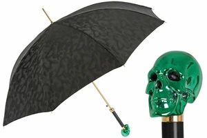 Pasotti Camouflage Umbrella with Green Skull Gift Box included New - Picture 1 of 7