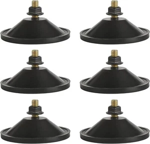 6 Pcs Strong Thickened Sucker Suction Cup Clear PVC Sucker Pads with M6 X 14 Thr - Picture 1 of 6