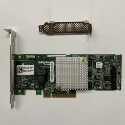 Adaptec ASR-8405 4-port SATA / SAS RAID Controller Card 12G PCIe x8 3.0 1GB - Bild 1 von 4