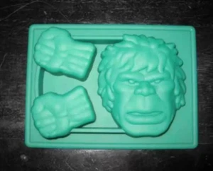 MOLDE DE SILICONA CHOCOLATE CARAMELO CUMPLEAÑOS MARVEL AVENGERS HULK - Imagen 1 de 3