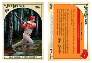 #17 Nolan Gorman RC St. Louis Cardinals 2023 Topps X Bob Ross - Foto 1 di 1