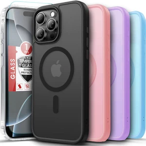 Coque pour iPhone 16 Pro Max/Pro/15/14/13/12/11 coque téléphone écran antichoc verre - Photo 1 sur 39