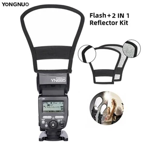 YONGNUO YN685N Wireless Flash Light Speedite for Nikon Camera+ 2 in 1 Reflector - Picture 1 of 12