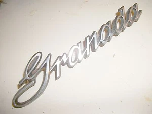 ++ 1975 1976 1977 Ford Granada Emblem, Mounting Studs On Rear D5DB-16B114-AA - Picture 1 of 2