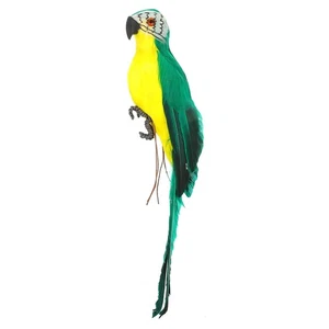Artificial Feather Parrot Simulation Lifelike Foam Parrot Macaw Model Photo P... - Picture 1 of 9