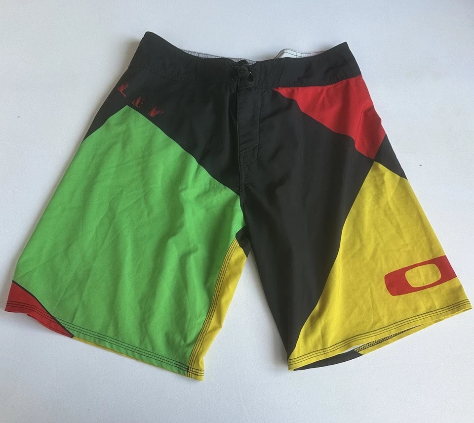 Pantalones Cortos Oakley Rasta De Colección Color Way Para Hombre Talla 32 *Raros Foto 1 de 4