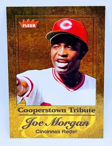 2005 Fleer Tradition Joe Morgan COOPERSTOWN TRIBUTE GOLD Insert #5CT HOF 1:24 - Picture 1 of 2