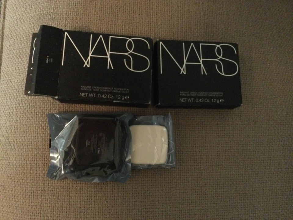 NARS  Radiant Cream Compact Foundation FIJI - Light 5 0.42 Oz NIB ( 2 refills) - Image 1 of 1