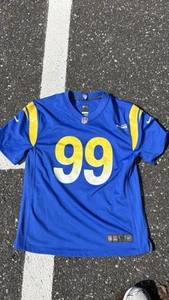 NFL Aaron Donald #99 Los Angeles Rams Nike On Field Blue Jersey Youth XL - Picture 1 of 2
