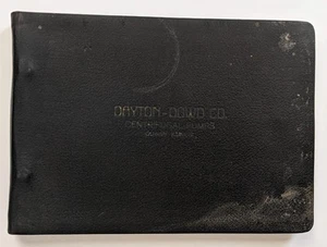 c1920 SALES ALBUM ARCHIVE FOR DAYTON-DOWD Co CENTRIFUGAL PUMPS, 80 PHOTOs QUINCY - Picture 1 of 13