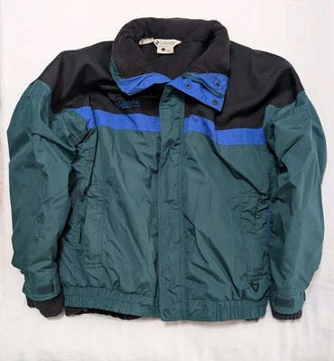 Chaqueta De Colección Columbia Bugaboo 3 en 1 Forro y Parka Para Hombre Grande Verde Azul Foto 1 de 4