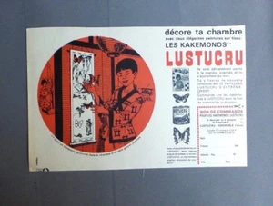 PUBLICITE ANCIENNE ADVERT CLIPPING 101017 / LUSTUCRU DECORE TA CHAMBRE KAKEMONOS - Imagen 1 de 1