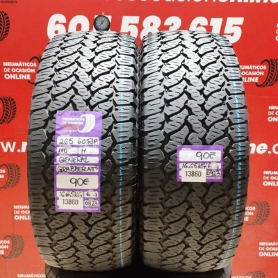 2x 265 60 R18 110H GENERAL GRABBER AT3 M+S* 6,7/6,7mm Ref. 13860 - Bild 1 von 4