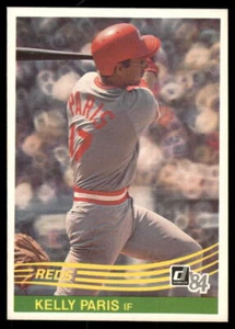 1984 Donruss #384 Kelly Paris - POOR Yellow - Picture 1 of 2