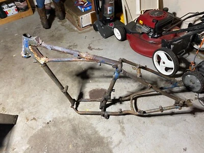 Cuadro rígido Triumph Pre Unit años 50 - Thunderbird original motocicleta vintage Foto 1 de 4