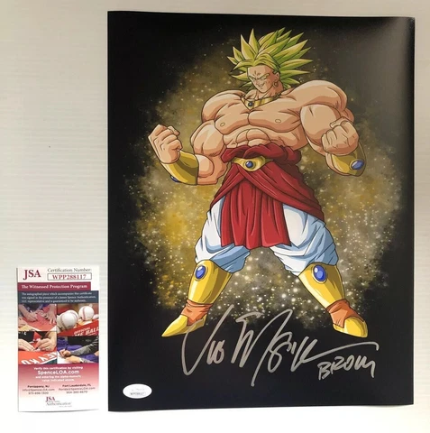 Vic Mignogna Signed Autographed 11x14 Photo Dragon Ball Z Super Broly JSA COA Z Cover