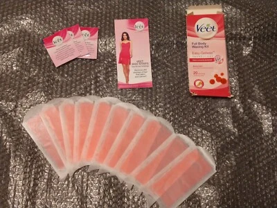 Veet Full Body Waxing Strips Kit For Sensitive Skin - 20 Strips - Image 1 of 2