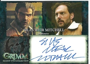 Grimm Season 2 Autograph Card SMA Silas Weir Mitchell as Monroe - Picture 1 of 1