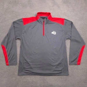 Champion Gonzaga Bulldogs Herren XL grau rot Quarter Zip Pullover Langarm - Bild 1 von 14
