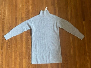 NEW Garage Gray Mockneck Sweater Dress Sz XS NWT - Picture 1 of 1