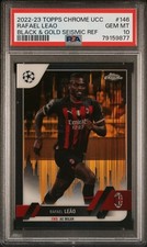 RAFAEL LEAO BLACK & GOLD SEISMIC REFRACTOR 24/30 - PSA 10 - TOPPS CHROME 2022/23