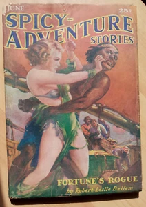 Spicy-Adventure Stories V2 #3 June 1935 rare spicy pulp H. L. Parkhurst cover - Picture 1 of 9