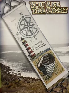 OOP Stoney Creek ”YOU ARE THE LIGHT” & ”HAPPY SPRING” Cross Stitching Patterns - Picture 1 of 11
