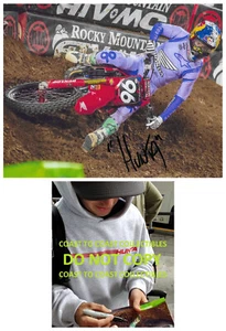 Hunter Lawrence Signed 8x10 Photo COA Proof Autographed Supercross Motocross.. - Picture 1 of 2