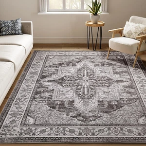 Area Rugs 8X10 Machine Washable, Boho Rug for Living Room Bedroom, Ultra-Soft No - Picture 1 of 9