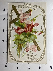 Easter Postcard 1911 Vermont Stamped Benjamin Franklin E4 - Picture 1 of 10