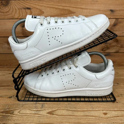Adidas Trainers Womens Size UK 5 Stan Smith Raf Simons White Originals Shoes OG - Image 1 of 4