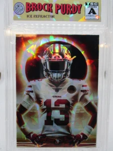 2025 49'ers Solar Eclipse SP/99 Sport Anime Brock Purdy Refractor NFL zx2 rc - Bild 1 von 2