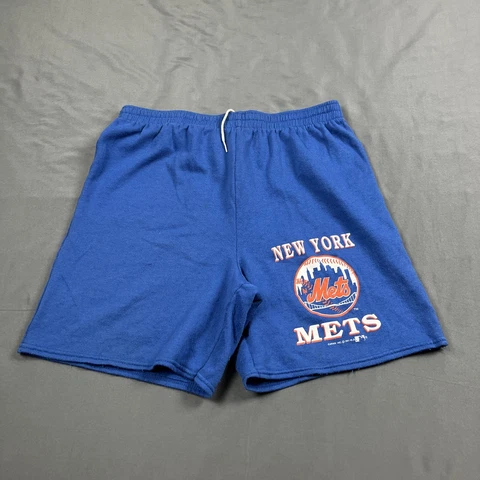 Vintage 1991 New York Mets Shorts Blue Medium VTG 90s MLB USA Made Cover