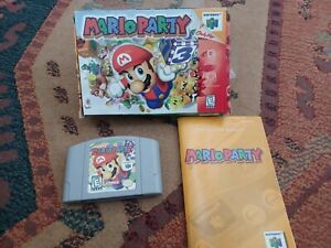 Nintendo 64 N64 Game Mario Party CIB Complete In Box Authentic 