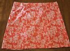 Ripskirt Hawaii Orange Red Hibiscus Official Velcro® Wrap Skirt W/Pocket Sz Xl
